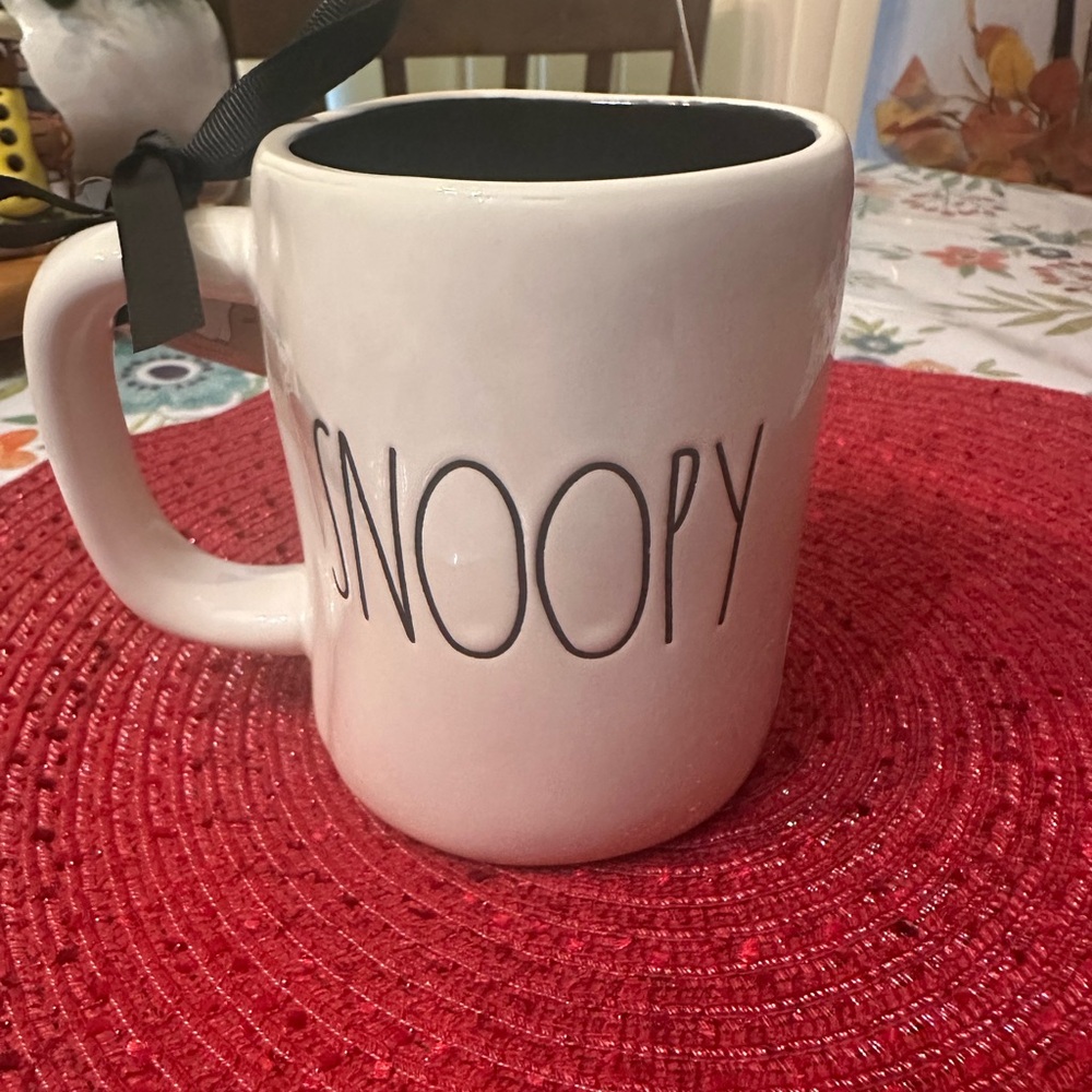 Rae Dunn Peanuts Halloween Mug - White and Orange - Picture 4 of 6